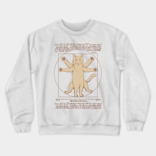 Vitruvian Cat Crewneck Sweatshirt